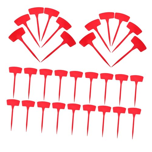 Mikikit 60 Piezas Marcadores Plástico Jardín Etiquetas Reutilizables Resistentes Al Agua Señalización Escritura Fácil Para Plantas Huerto Flores Vegetales