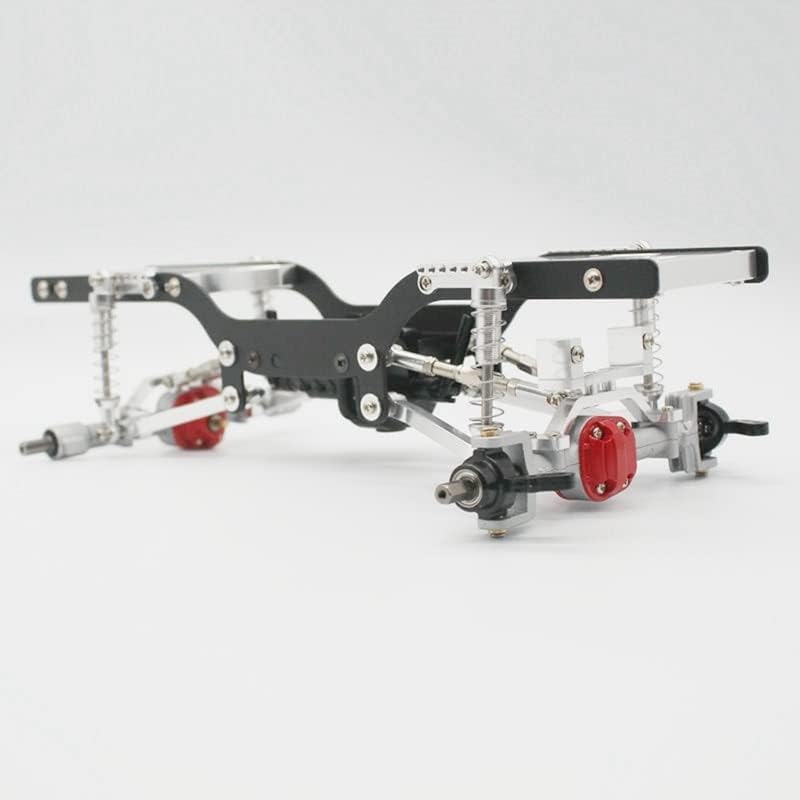 5X for MN D90 D91 D96 MN99S Metal Pull Rod Base Seat & Axle Up Servo Bracket Mount Accessories,Silver - (Color: Silver)