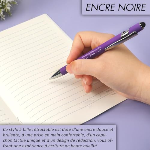 kEUkunHA Idée Cadeau Saint Valentin Femme Homme Cadeau Fete Des Peres Cadeaux Fete Des Meres Merci Noel Petits Avent Amoureux Halloween Paques Idée Stylo Bille pour Couple Copine Copain Sa Femme Mari – vue 3