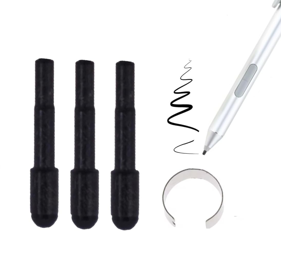 Pen Replacement Nibs, Touch Nib Tips for Dell PN579X PN556W, Google Pixelbook Pen, Lenovo Thinkpad Active Pen 2 4X80P28212 4XH0R14769, Set of 3