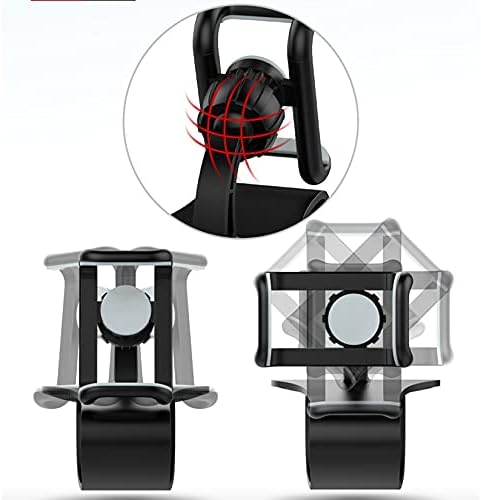 ldchnh dashboard mount phone holder in car flexible clip universal stand bracket support for 4 to 6 inch mobile smartphones