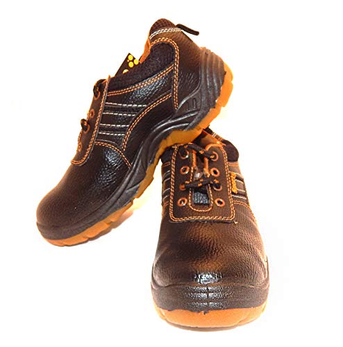Hillson Sporty Safety Steel Toe Shoe (Size-6 UK,Black)