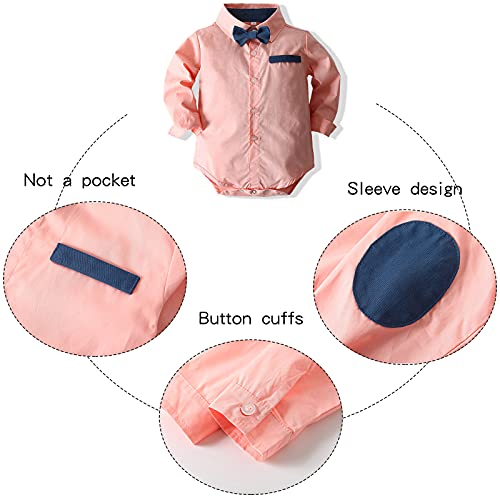 Kimocat Baby Boys Clothes Sets Long Sleeve and Pants Gentleman Outfit Suits4