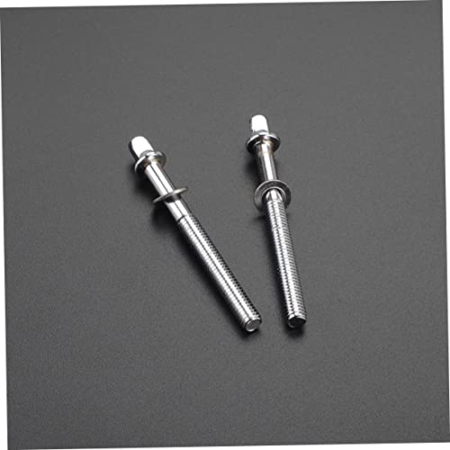 6 Pack Snare Drum Lug Screws Claw Hardware Drum Set Parts Replacement Tension Rods miniatura 2
