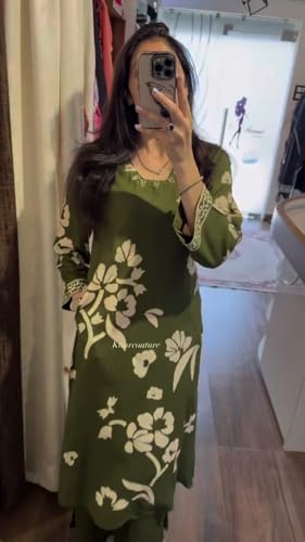 Image of BLOOMORAA BY PRAGYA Kurta Plazo Set for Women's| Printed Rayon Kurti Plazo Black |Womens Rayon Kurta Set with Palazzo Pant