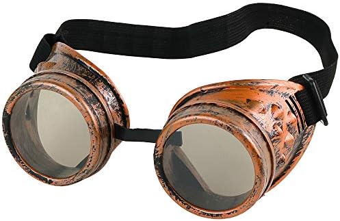 Skeleteen Steampunk Goggles Costume Accessories - Cyber