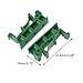 Molence 10 Sets C45 PCB DIN Rail Mounting Adapter 35mm 15mm Circuit Board Mounting Bracket Holder Carrier Clip