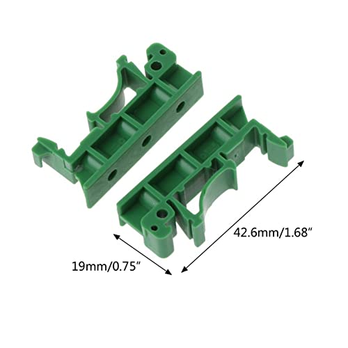 Set de adaptadores para montaje en riel DIN C45 PCB miniatura 2