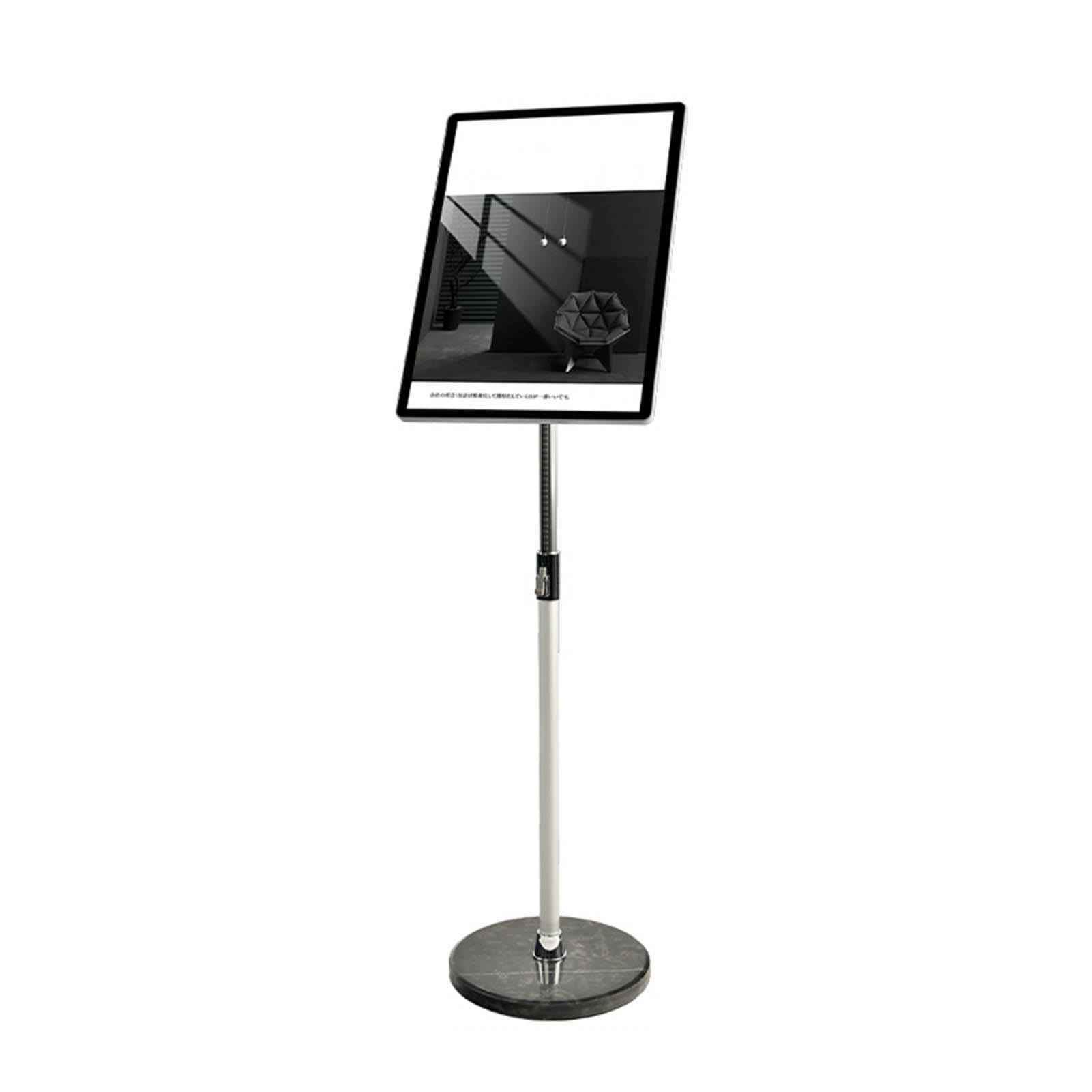 Soporte para Carteles, Vallas publicitarias portátiles, Soporte para letreros de Piso, Base Ajustable para hoteles, centros comerciales (P7)