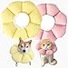 DogGarden エリザベスカラー 猫用犬用 もちもちソフト軽量 防水タイプ 手術後の傷なめ防止