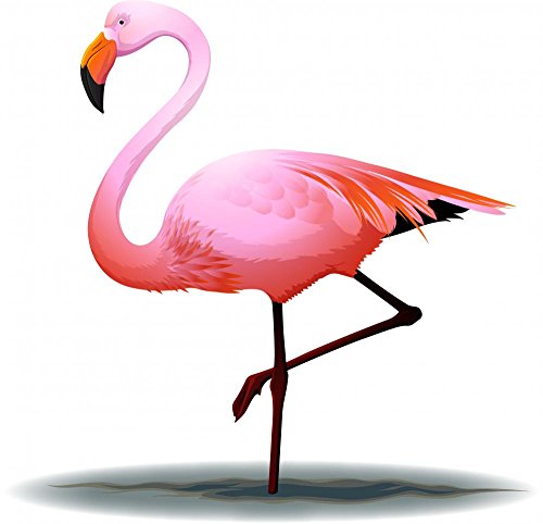 Wallmonkeys Flamingo Wall Decal Peel And Stick Graphic (12 In W X 12 In H) Wm184457 #TOP2