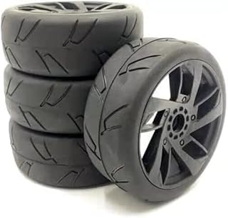 KT663018B 1/8 1/7 Scale KM FSR GT C 3 Rally On/Off Road Drift Brushless Buggy rc Cars Wheels and Rally Rubber Tires 4pcs no glued hex 17mm for VRX HSP Redcat FS FTX Cen ZD Racing EX07 GT Model