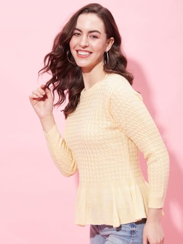 Image of Modeve Round Neck Casual Women Sweater||Winterwear||