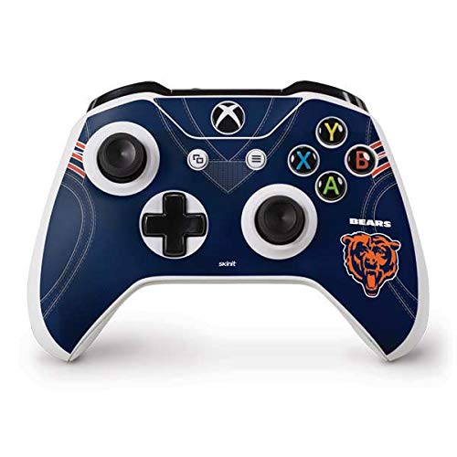 Skinit Decal Gaming Skin Compatible with Xbox One S Controller - Officially Licensed NFL Chicago Bears Team Jersey Design