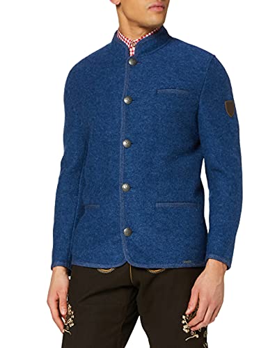 Giesswein Jonas Chaqueta para Hombre, Azul (jeans 527), Medium (Fabricante: 50)