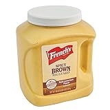 French's Spicy Brown Mustard, 105 oz - One 105 Ounce Bulk Container of Hot Brown Mustard, Perfect for Professional Use or for Refillable Containers at Home