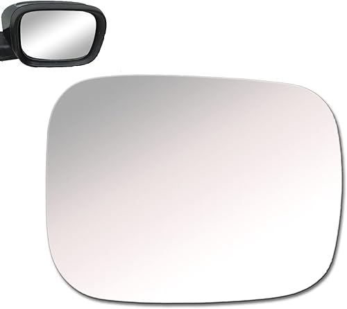Miniatura 3 de ReYee Espejo lateral de cristal para Volvo V70 2007-2010 XC70 2007-2010 XC90 2007-2014 Pasajero lado derecho espejo de repuesto sin placa de