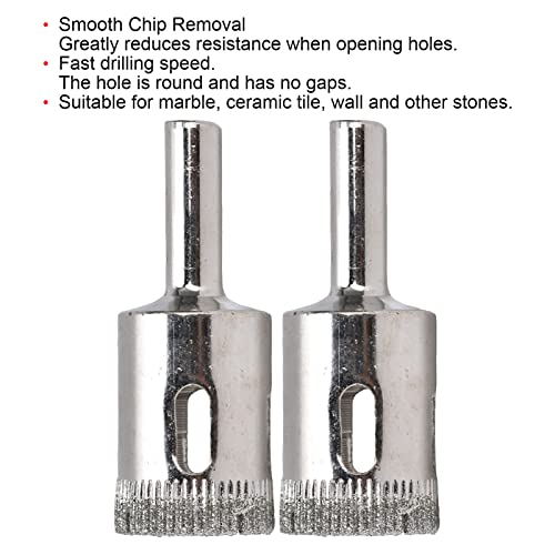 Set de 2 brocas de diamante para taladro de 22mm miniatura 5