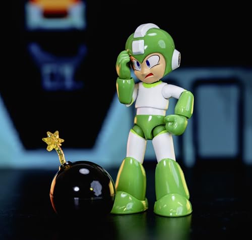 Jada Toys - Figura Mega Man Hyper Bomb 4,5", Verde - 3