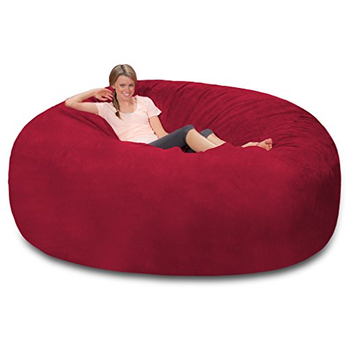 Comfy Sacks Memory Foam Bean Bag Chair, Cinnabar Micro Suede #TOP4