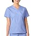WonderWink Women's Scrubs Bravo 5 Pocket V-Neck Top, Ceil Blue, Small
