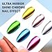 Makartt Gel Top Coat for Chrome Nail Powder - 15ml Clear No Wipe High Gloss Top Coat Gel Nail Polish Mirror Shine Long Lasting Easy Application, Soak off UV Lamp, DIY Home Salon Art Spring Design