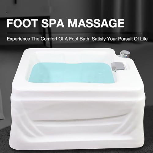 Spa para pies con masaje y luz de colores miniatura 5