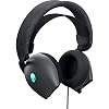 Alienware AW520H Wired Gaming Headset - Dolby Atmos, Unidirectional, AlienFX 16.8 Million RGB Colors, Microphone Mute, Volume On-headset Controls, 40mm Hi-Res Certified - Dark Side of the Moon