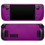 DesignSkinz - Compatible with Steam Deck - PC Skin Decal Protective Scratch Resistant Vinyl Wrap Gaming Cover - Solid Dark Purple