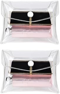 2 bolsas de maquillaje transparentes de PVC, ...