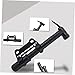 CLISPEED 1pc Portable Mini Bike Inflator Lightweight High Pressure Pump for and Sports Includes Air Needle Compact Design Black