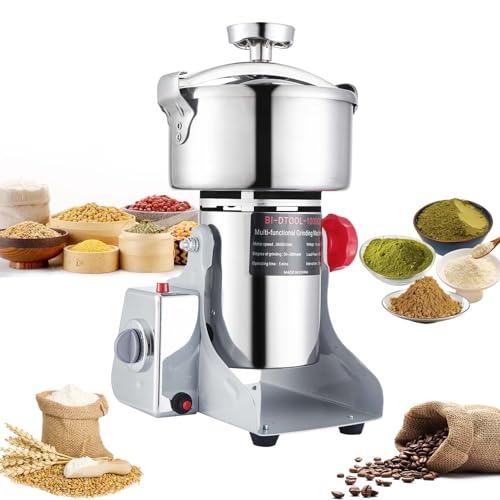 BI-DTOOL Electric Grain Mill Grinder 2800W Dry Material