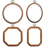 Utilisation polyvalente : parfaite pour une large gamme de travaux d'aiguille, y compris la broderie, le point de croix et l'art du cerceau, la texture naturelle du bois ajoute de l'élégance aux pièces finies et complète tout artisanat ou décoration d'intérieur.