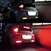 iJDMTOY Red Lens LED Bumper Reflector Lights Compatible With Honda CR-Z CR-V Insight, Compatible With Acura TSX Wagon