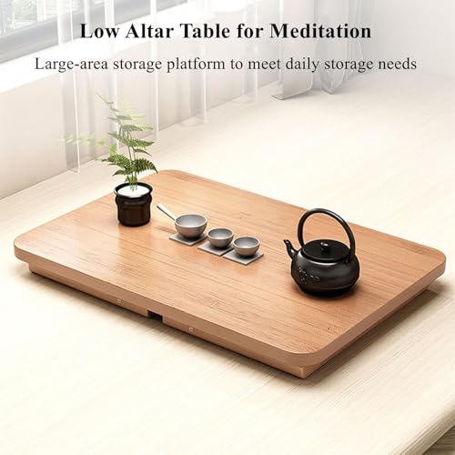 Table basse pliante japonaise et bureau de sol pour ordinateur portable