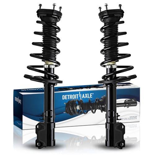 Detroit Axle - Rear Struts for 2007-2011 Toyota Camry 2008-2012 Avalon 2007-2012 Lexus ES350 Complete 2 Struts with Coil Spring Replacement