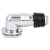 Elleboog Pipe Connector, Floor Drain Connector Adapter, Afvoerpijp Adapter Universele installatie Riool Seal Ring Geschikt voor Huishoudelijke Wasmachines (Elleboog voor eenmalig gebruik)