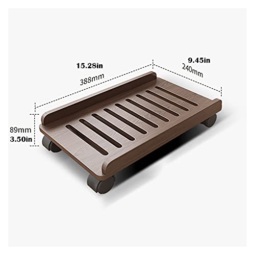 Soporte para CPU TOMYEUS con ruedas universales y orificios de ventilación, soporte resistente y fácil de mover miniatura 2
