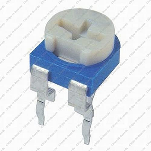 50Pcs Original Cermet Preset 1Mohm Variable Resistance - High-Precision Adjustable Potentiometers for Precision Circuit Tuning by TPS