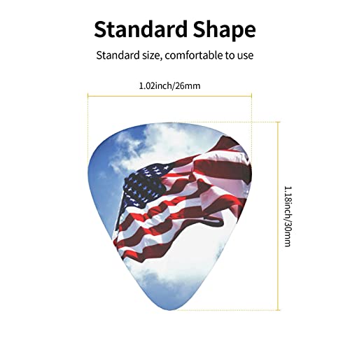Médiators Guitare 12-Pack Usa Drapeau Américain Médiators Guitare Électrique Guitare Acoustique Diverses Guitares - Les Beatles, Paul McCartney, John Lennon, RIngo Starr, George Harrison Médiators Guitare 12-Pack Usa Drapeau Américain Médiators Guitare Électrique Guitare Acoustique Diverses Guitares – Image 4
