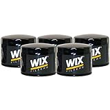 Wix Engine Motor Oil Filter Set Spin-On 5 Pieces For Chrysler Conquest 2.6 L4