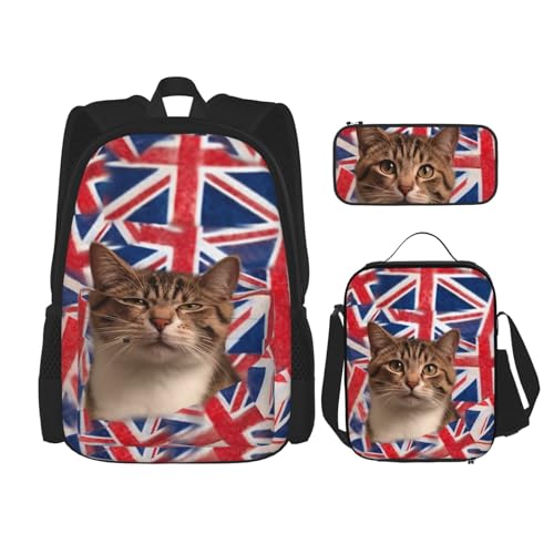 Sac à dos confortable avec trousse assortie pour éviter le désordre