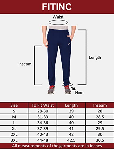 Image of FITINC NS Lycra Lightweight & Dry-Fit Track Pant for Men