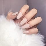 Matte Kunstnagel hat verschiedene Größen, Sie können den am besten geeigneten falschen Nagel wählen, unabhängig von der Größe Ihres Nagels. Es ist einfach zu schneiden und auf jede Länge und Form zu feilen.