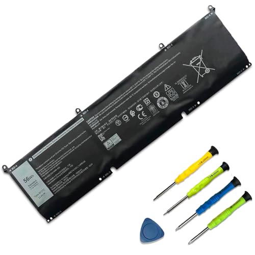 Image of 8FCTC 69KF2 56Wh Laptop Battery Replacement for Dell XPS 15 9500 Precision 5550 5560 Dell G15 5510