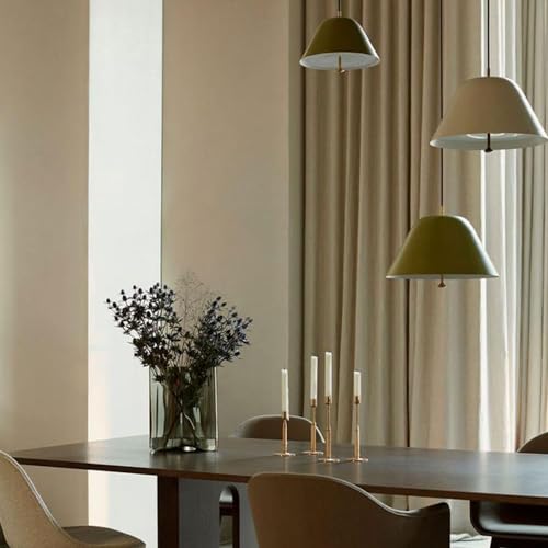 Lampes suspendues minimalistes chambre restaurant lustre rond réglable LE - 5