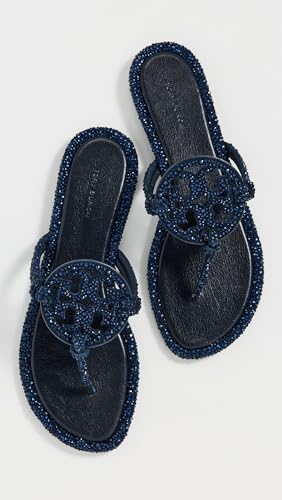 Image of Tory Burch Women's Miller Knotted Pave Sandals