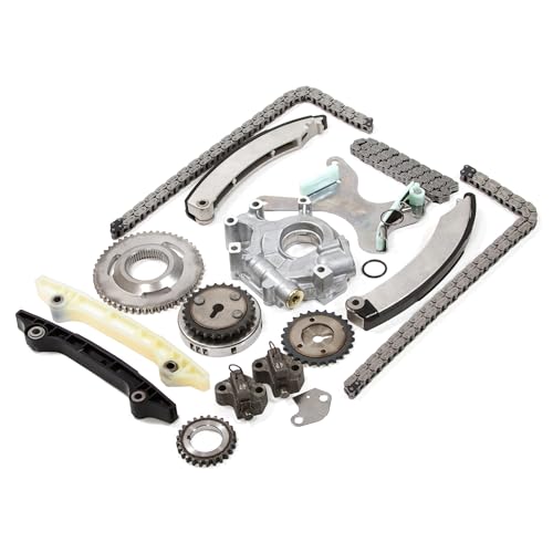 Evergreen SA-7308091718 Timing Chain Kit Oil Pump Compatible with/for 01-03 Dodge Ram 1500 Jeep Liberty 3.7 226CID VIN K