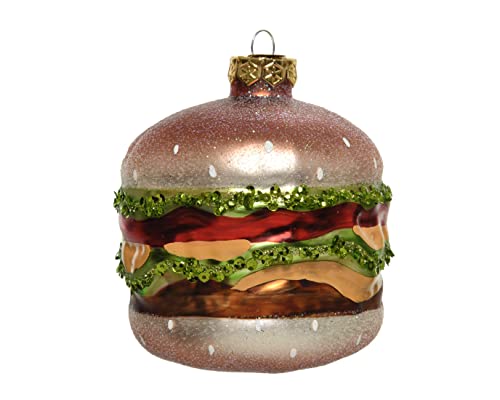 Kaemingk Boules de Noël en verre soufflé à la bouche - 10,3 cm - Multicolore Cover
