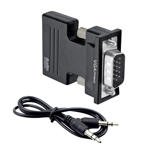 Adaptateur VGA Femelle mâle | Convertisseur VGA mâle USB Femelle | Adaptateur de Moniteur, convertisseur USB VGA pour amplificateurs, Bureau, HDTV,...